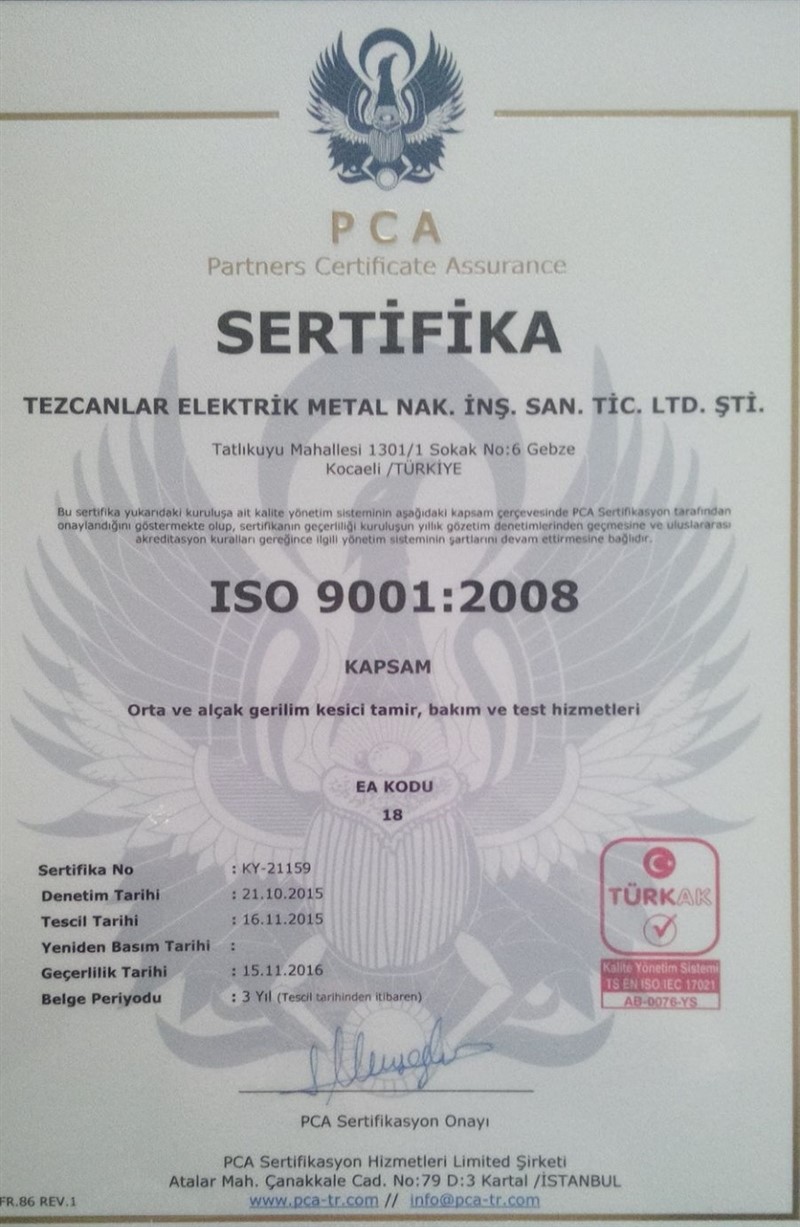 ISO 9001:2008